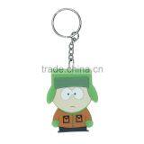 Hot Selling Top Grade Customize Design Popular Gifts Keychains Silicone Keychain Keyring thumbnail-1