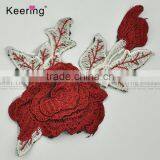 2017 New Arrival Designs Garment Accessoriesl Embroidery Patch Flower Decoration From Keering WEF-760 thumbnail-2