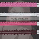 Custom Knitting Nylon Spandex Stretch Elastic Lace Trim for Underwear
