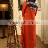 Long Shirt With Double Pocket Fancy Net Kurti Designs for Women Fashion Designer Kurta HSD7969 thumbnail-2