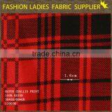 Shaoxing Textile Fashion Print Designs for Girls' Dress,blouse,skirts,summer Pants 100% Rayon Printed Challis Fabric thumbnail-1