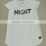 Ladies Long Pyjama T-shirt, Ladies Cotton Sleeping Wear, Ladies Long T-shirt