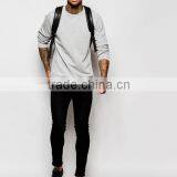 Custom Plain Collared Sweat Suits Blank Mens Crewneck Sweatshirt thumbnail-2