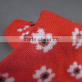 Women Red Color Cotton Socks thumbnail-4