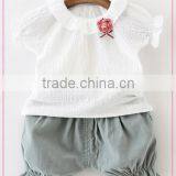 2017 Latest Fashion Unique Birthday Cute Breathable Kids Wear Skirts Children Girl Baby Clothes Clothing Set thumbnail-3