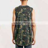 Mens Camouflage Surf Tank Mens Sleeveless Vest thumbnail-2