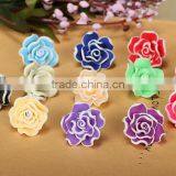 Fashion Jewelry Accessories Colorful Polymer Clay Flower Beads thumbnail-4