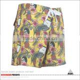 Direct Manufacturer OEM New Allover Pineapple Print Swimwear 2017 Custom Print Men's Swim Trunks thumbnail-4