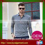 Men Polo Shirt Long Sleeves With Button thumbnail-1