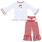 Long Sleeve Dress Red and White Stripe With Sequin Collar With Red Waistabnd Christmas Fancy Dress thumbnail-5
