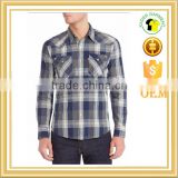 wholesale dress shirt men plaid stylish flannel shirts