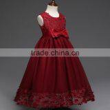 New Girls Party Dresses Summer Sleeveless Lace Muslim Wedding Dress thumbnail-6