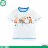 O-neck Design Custom Printing Unisex Baby Boy Clothes t Shirt thumbnail-2