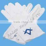 Masonic Glove Blue lodge Cotton Ggloves