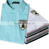 Custom Fashionable and Best Fit Plain Short Sleeve Polo T-shirt Manufactures in Guangzhou China thumbnail-4
