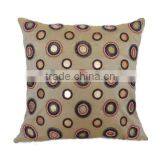 Ivory Pillow for Couch , Ivory Beaded Pillow, Ivory Throw Pillow Ivory Decorative Pillow, Ivory Pillow for Sofa thumbnail-2