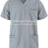 STRETCH Fabric Men's V-Neck Scrub Top With a Roomy Fit thumbnail-1