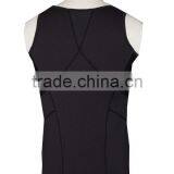 ISO 9001 Audit Factory Black Plain Mesh Design Gym Vest thumbnail-4