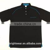 Hot Sale 100% Polyester Contrast Color Short Sleeve Workwear Polo Shirt thumbnail-5