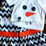 Latest Design Christmas Baby Clothes Girl Snowman Pattern Fashion Suit thumbnail-1