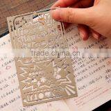 Multifunctional Metal Bookmark Ruler /Planner,Scrapbooking Templates thumbnail-5