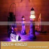 LED Lightable Iron Metal Lighting Tower Desktop Decoration thumbnail-2