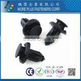 Made in Taiwan PP Nylon Easy Release Plastic Rivet Black thumbnail-3