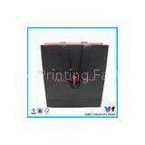 Matt Black Printed Paper Shopping Bags , Paper Bag With Two Sides Printing thumbnail-1