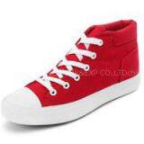Red Personality Women\'\'s Fashion Canvas High-Top Casual Shoes