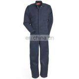 Custom Work Uniform Dark Blue Cotton Coverall for Men/ Protective Safety Working Coverall For Work Wear/l