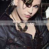 Steampunk Cogwheel Gear Brass Necklace thumbnail-6