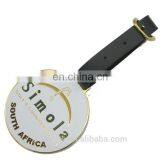 Unique Eco-friendly Metal Luggage Tag,leather Buckle Travel Luggage Tag thumbnail-1