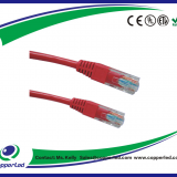 UTP Cat.5e Patch Cord Plain Molded Red Color