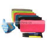 Custom Embossed Desgin Silicone Pencil Pouch Zipper Fashion Ladies Hand Clutch Purse Wallet thumbnail-5