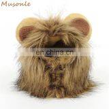 Pet Costume Lion Mane Wig for Dog Cat Halloween Dress Up With Ears thumbnail-4