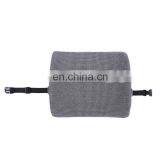 Hot Sale Grey Memory Pillows Soft Sleep Pillow Car Waist Cushion Memory Foam Pillow for Travel Sleeping thumbnail-4