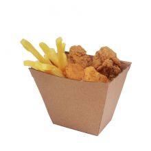 Customized Corrugated Board Brown Food Packaging French Fries Carton Chips Box, Snack Box for Restaurant thumbnail-1