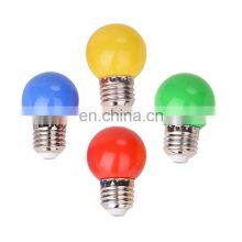 Colorful Led Bulb G45 Globe Bulb Led Decorative Bubble Plastic Lamps