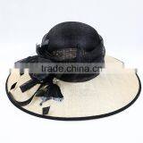 New Arrival Women Sinamay Church Suit Wide Brim Wedding Derby Hat Supplier's Choice thumbnail-6
