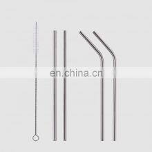 Factory Direct Reusable Metal Drinking Straws Stainless Steel