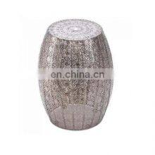 Hot Selling Moroccan Inspired Drum Shape Coffee Table Attractive Design Antique Silver Plated Moroccan Drum Table