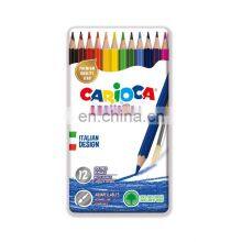 12 glitter high quality drawing soft core kids mini colored pencil