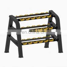Home Gym Commercial Professional Dumbbell Rack Fitness Equipment 3 Layers Rack thumbnail-1