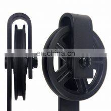 Vintage Industrial 6.6Ft Flat Track Big Wheel Interior Sliding Barn Door System