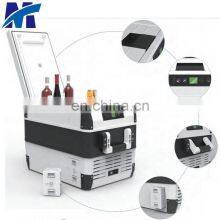 Quiet and Low Noise Home AC and Car 12/24v dc Dual Use 15L 16 Quart Car Cooler Refrigerator With LCD Temperature Control thumbnail-5