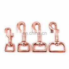 Metal D Ring Rotatable Spring Spiral Buckle Handbag Hook Pet Dog Leash Hook thumbnail-1