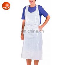 Waterproof White/Transparent Factory Price Disposable PE Apron for Household and Restaurants