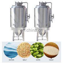 Sterilization 1000l 50lt Stainless Fermentation Tank 300l 1 Bbl Jacket Machines to Ferment Price thumbnail-3