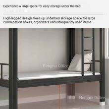 Boltless High Double Bed HG-BB016|1800mm Height With 380mm Under-Bed Clearance| Cold Rolled Steel Frame thumbnail-3