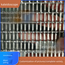 Customized Fine - Textured Woven Protective Mesh, Luxury Mesh Screen Partition, Modern Stainless - Steel Ceiling and Curtain Wall for Hotels thumbnail-3